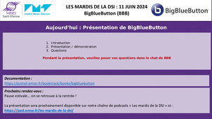 Mardi de la DSI #5 - BigBlueButton